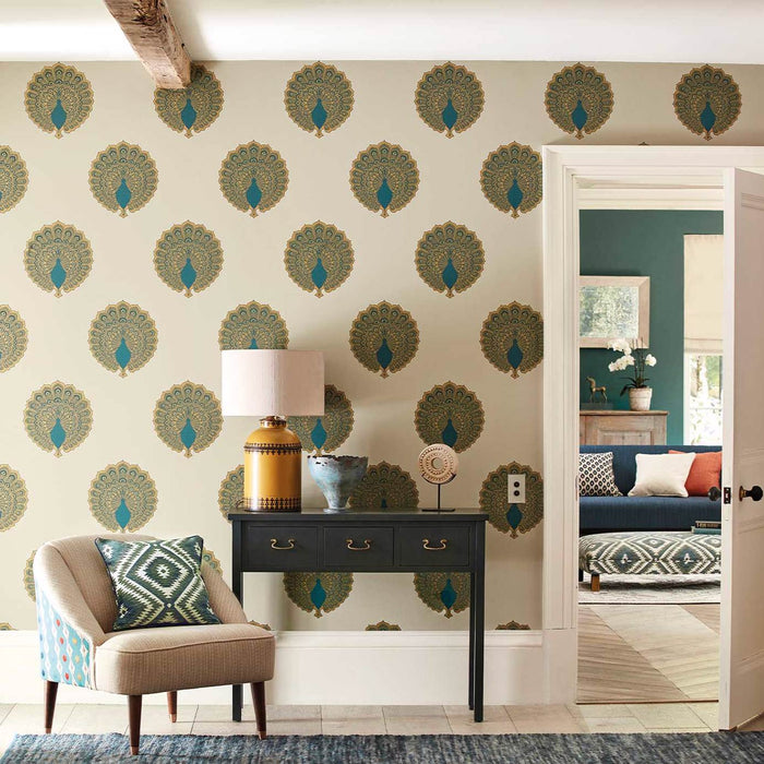 Sanderson Kalapi Sea glass 216759 Wallpaper DCPW216759