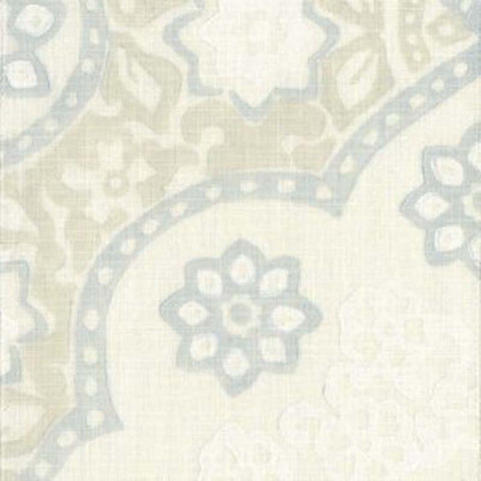 Galbraith & Paul Seville Medallion Snow Fabric