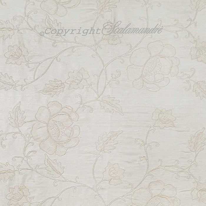 Colony Flowdery White On White Fabric CL 000126818