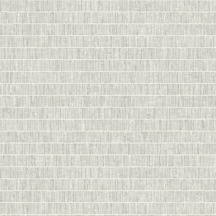 Seabrook Designs Blue Grass Band Lunar Gray Wallpaper TC70008