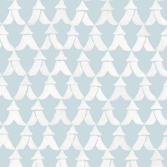 Galbraith & Paul Tents Harbor / Bright White Wallpaper