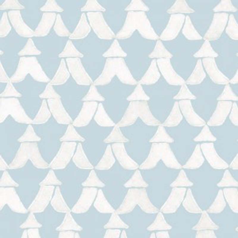 Galbraith & Paul Tents Harbor / Bright White Wallpaper