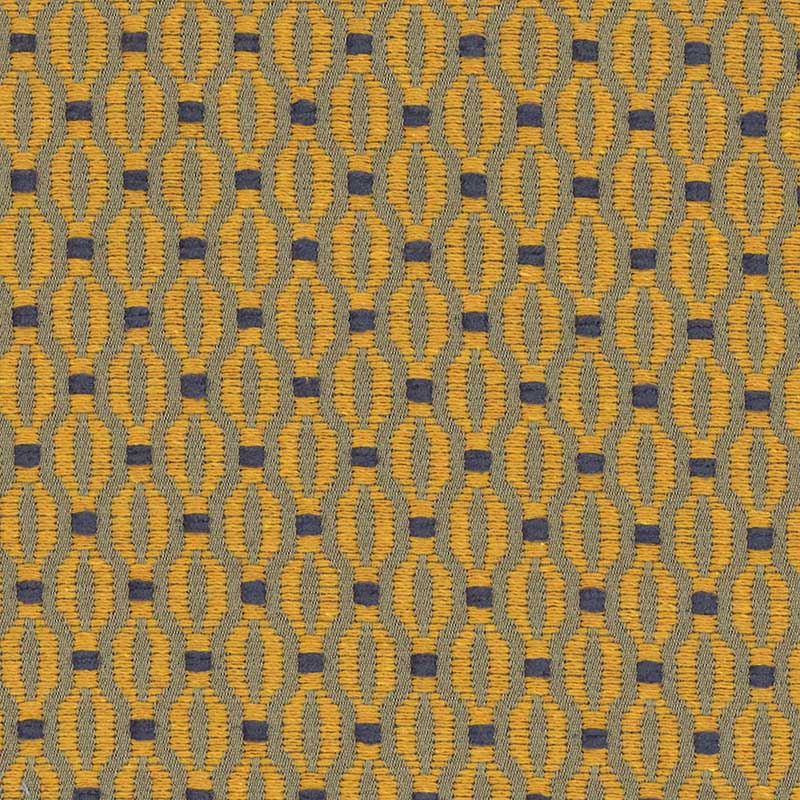 Marvic Textiles Trellis Ochre Fabric 1425