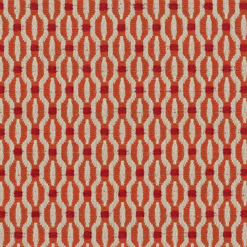 Marvic Textiles Trellis Scarlet Fabric 1425