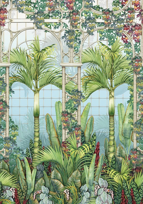 Osborne & Little Palm House Panel  1 Wallpaper W7452-01