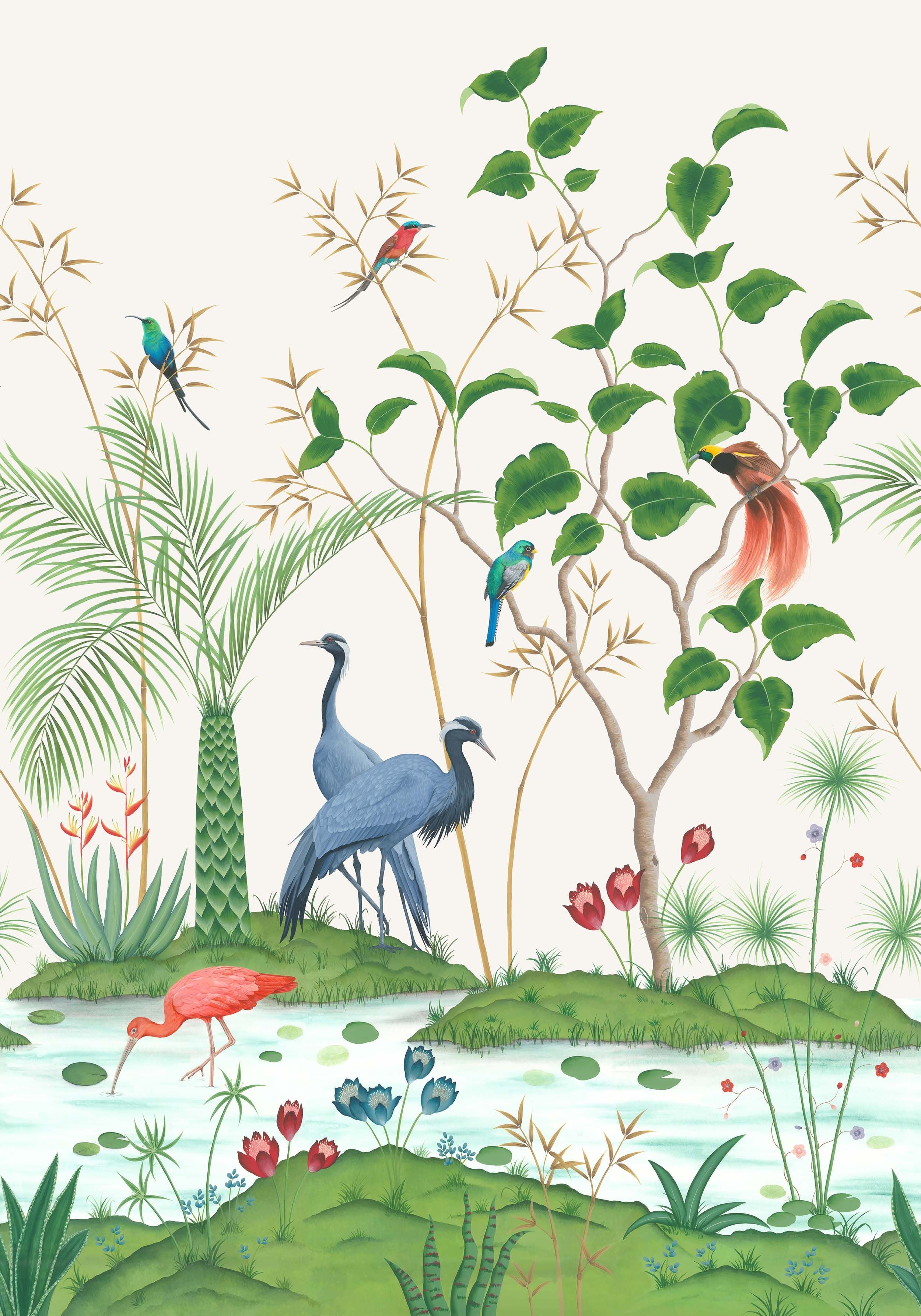 Osborne & Little Mirage Panel 1 Wallpaper W7610-01