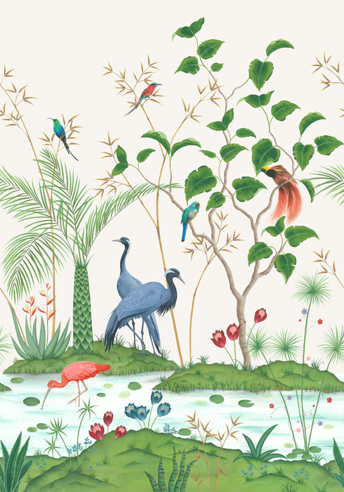 Osborne & Little Mirage Panel 1 Wallpaper W7610-01