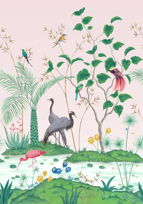 Osborne & Little Mirage Panel 3 Wallpaper W7610-03