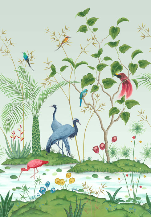 Osborne & Little Mirage Panel 5 Wallpaper W7610-05