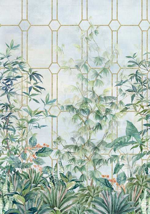 Osborne & Little Katsura Panel 2 Wallpaper W7611-02