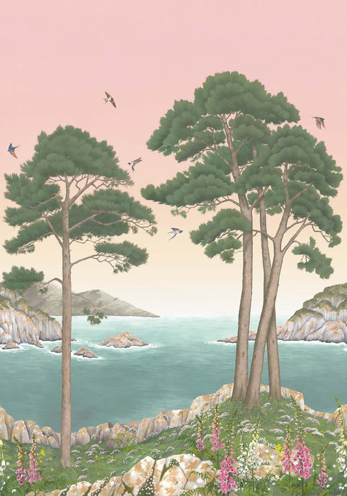 Osborne & Little Coastline Panel  1 Wallpaper W7680-01