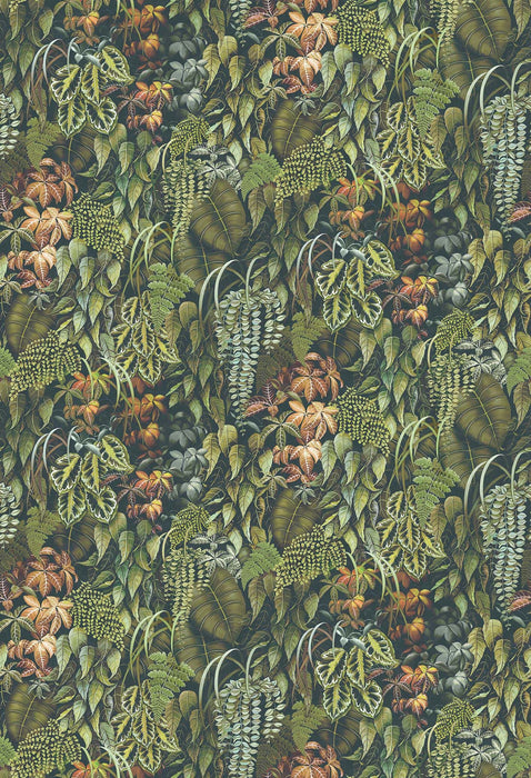 Osborne & Little Green Wall 2 Wallpaper W7687-02