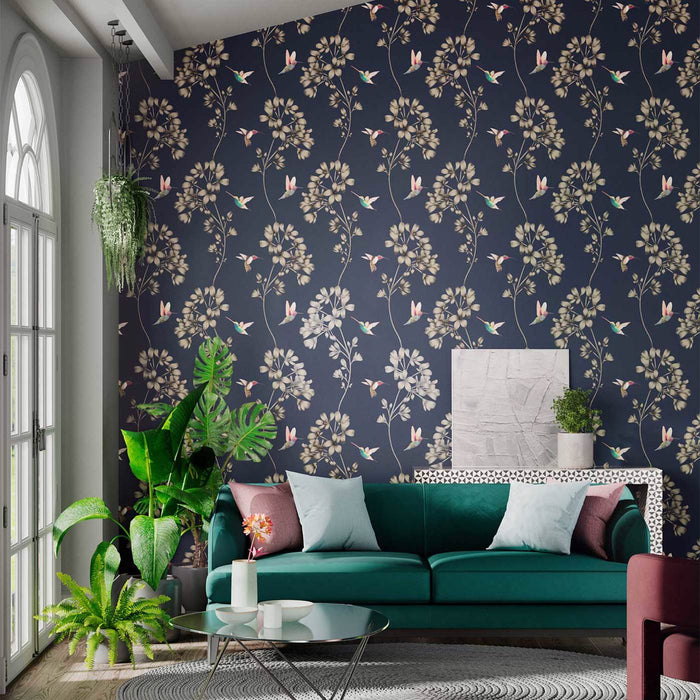 Harlequin Amazilia Stone/Gold 112607 Wallpaper HTEW112607