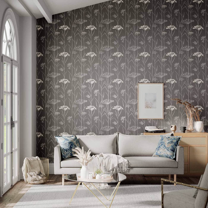 Harlequin Gardinum Chalk/Wedgewood/Gold 110557 Wallpaper HPOW110557