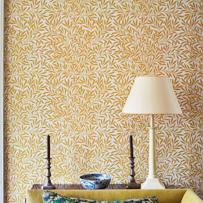 Morris & Co Willow Yellow 216963 Wallpaper DBPW216963