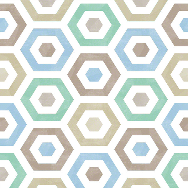 Winfield Thybony Pop Green Blue Wallpaper WSH1041.WT.0